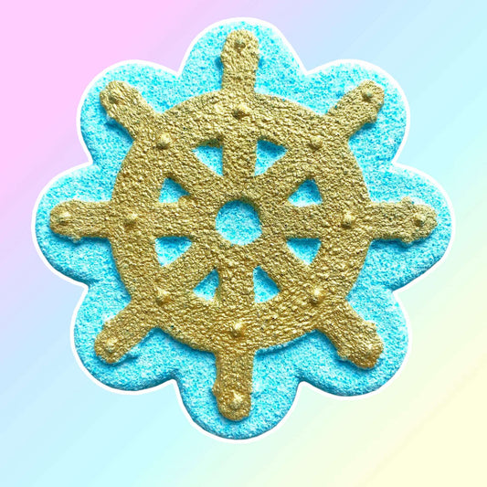 Ship's Wheel Bath Bomb. Approx. 115g