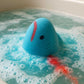 Shark Attack Bath Bomb With Hidden Red Embeds